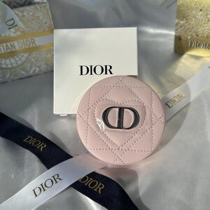 Dior Pink Quilted Pocket Mirror